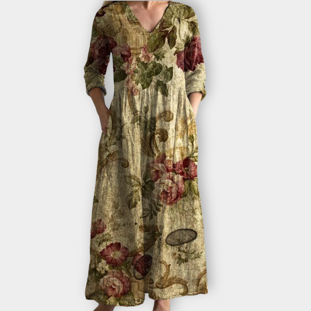 Quassia | Boho Maxikleid aus weichem Premiumstoff