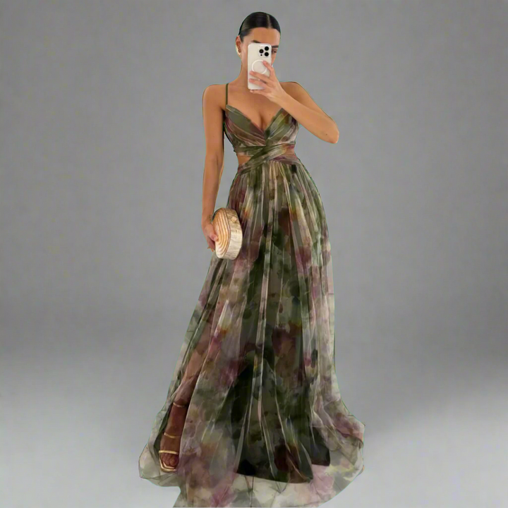 Prysentha | Maxikleid mit fließender Eleganz